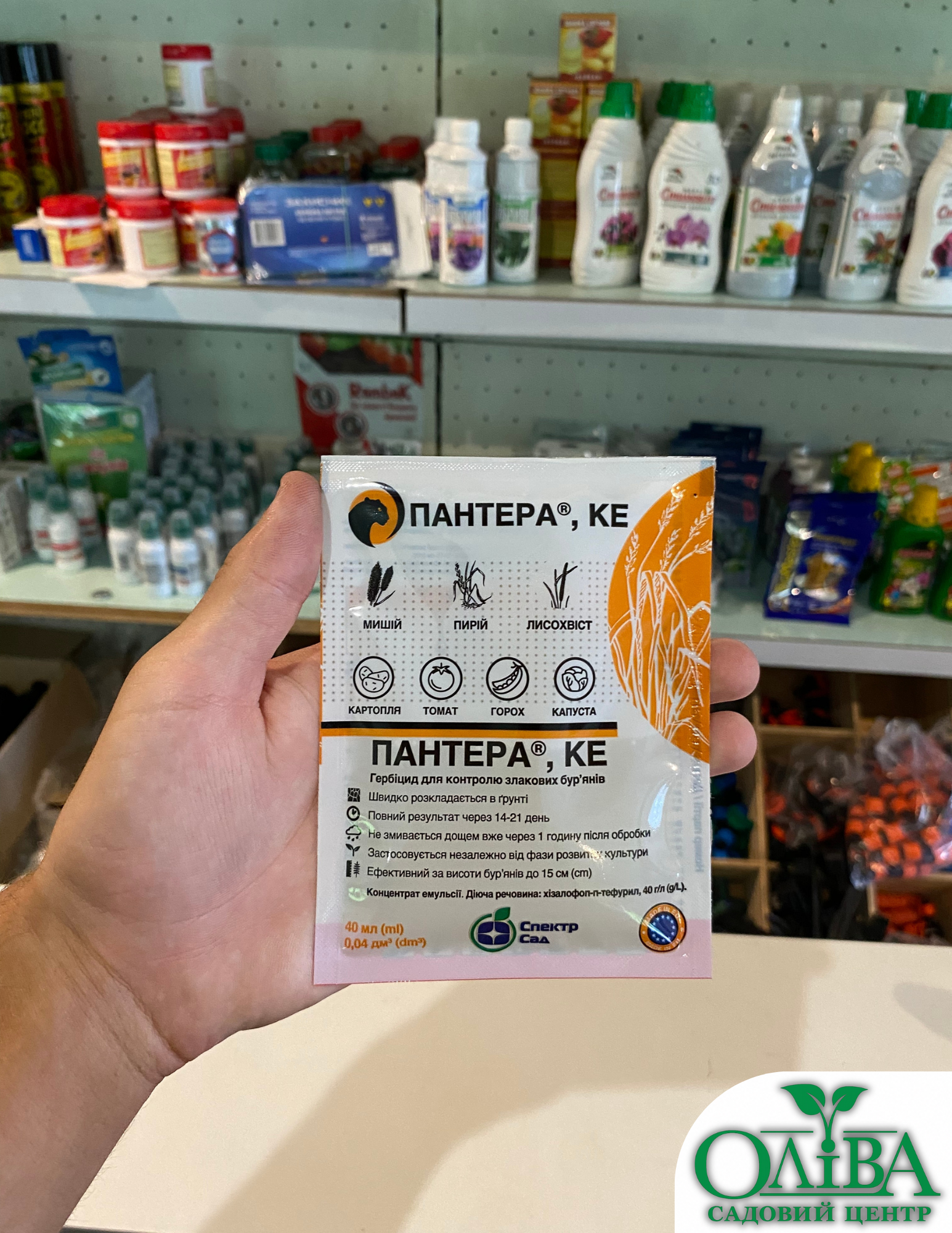 Пантера – післясходовий гербіцид вибіркової дії (40 мл)