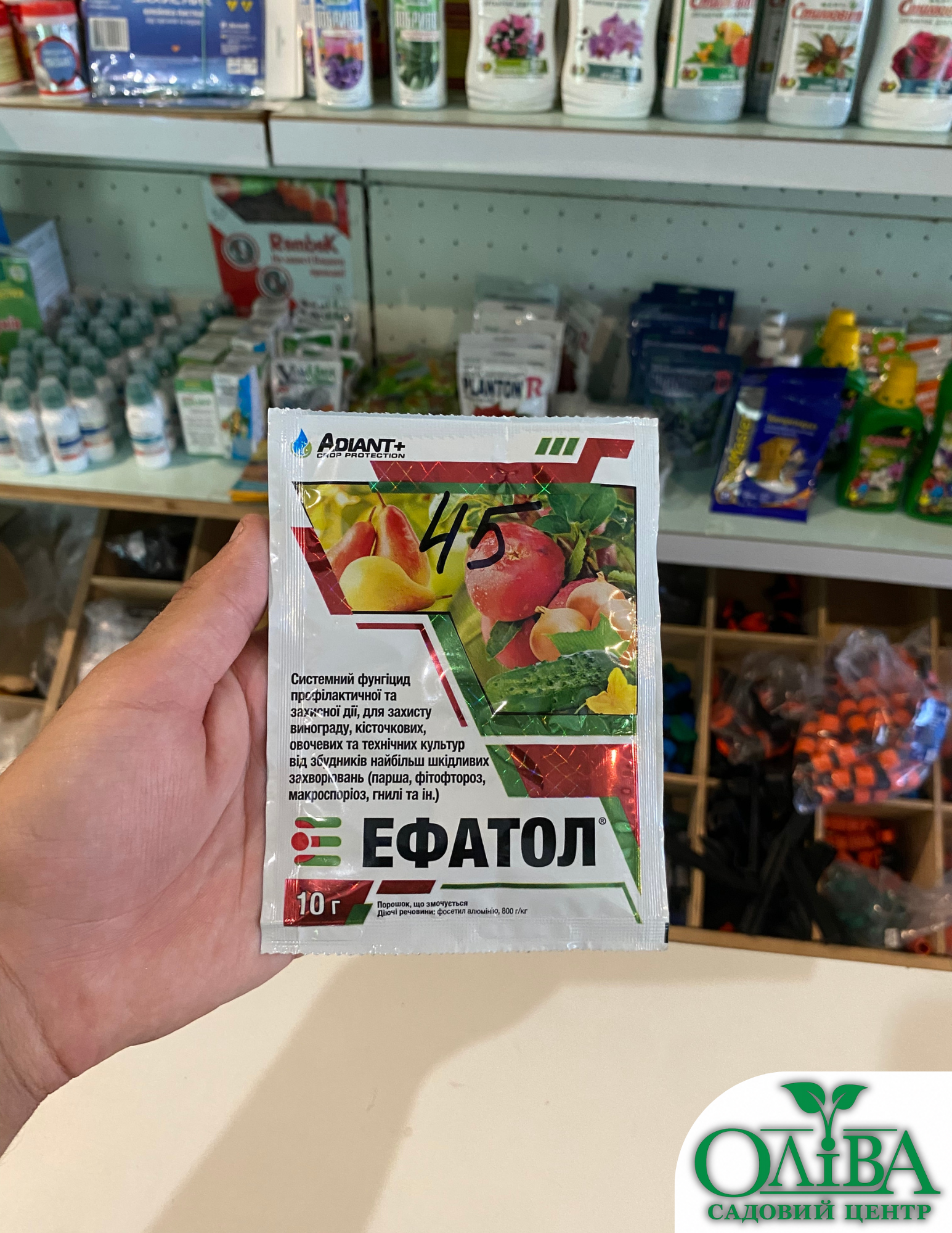 Ефатол – системний фунгіцид для захисту рослин від грибкових захворювань (10 г)
