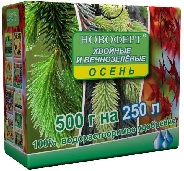  Добриво Новоферт Хвойні та вічнозелені 500 г