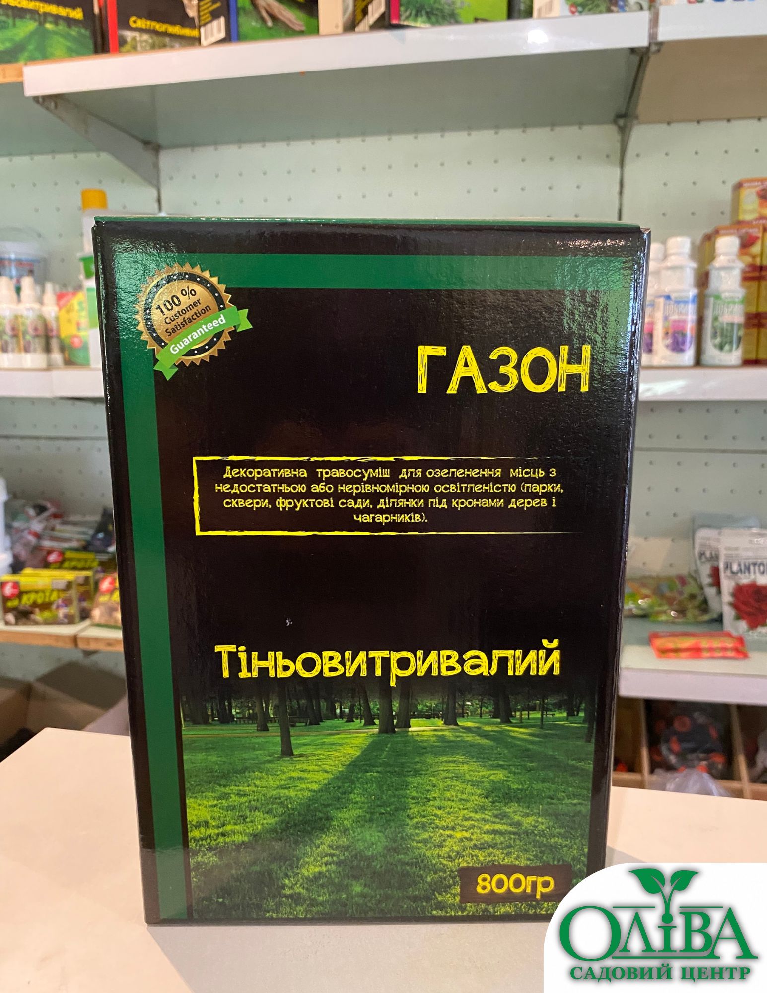 Газонна трава «Тіньовитривалий» (800 г)